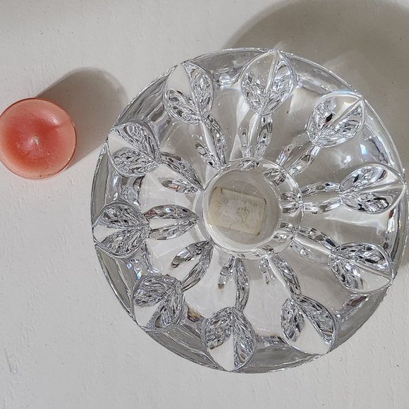 Late 20th Century Miller Rogaska Equinox Crystal Candle Holder - Picture 3 of 10